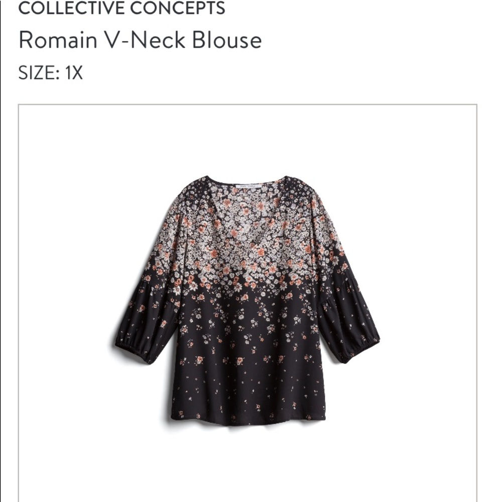 Collective Concepts V-neck Blouse